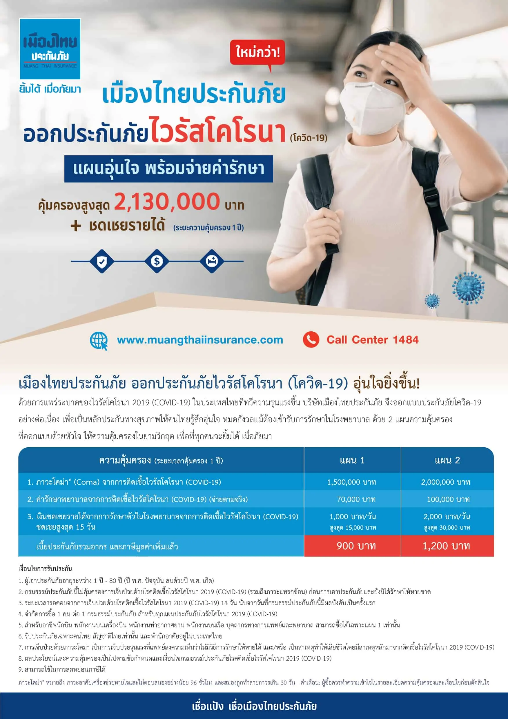 ประกัน โควิด 19